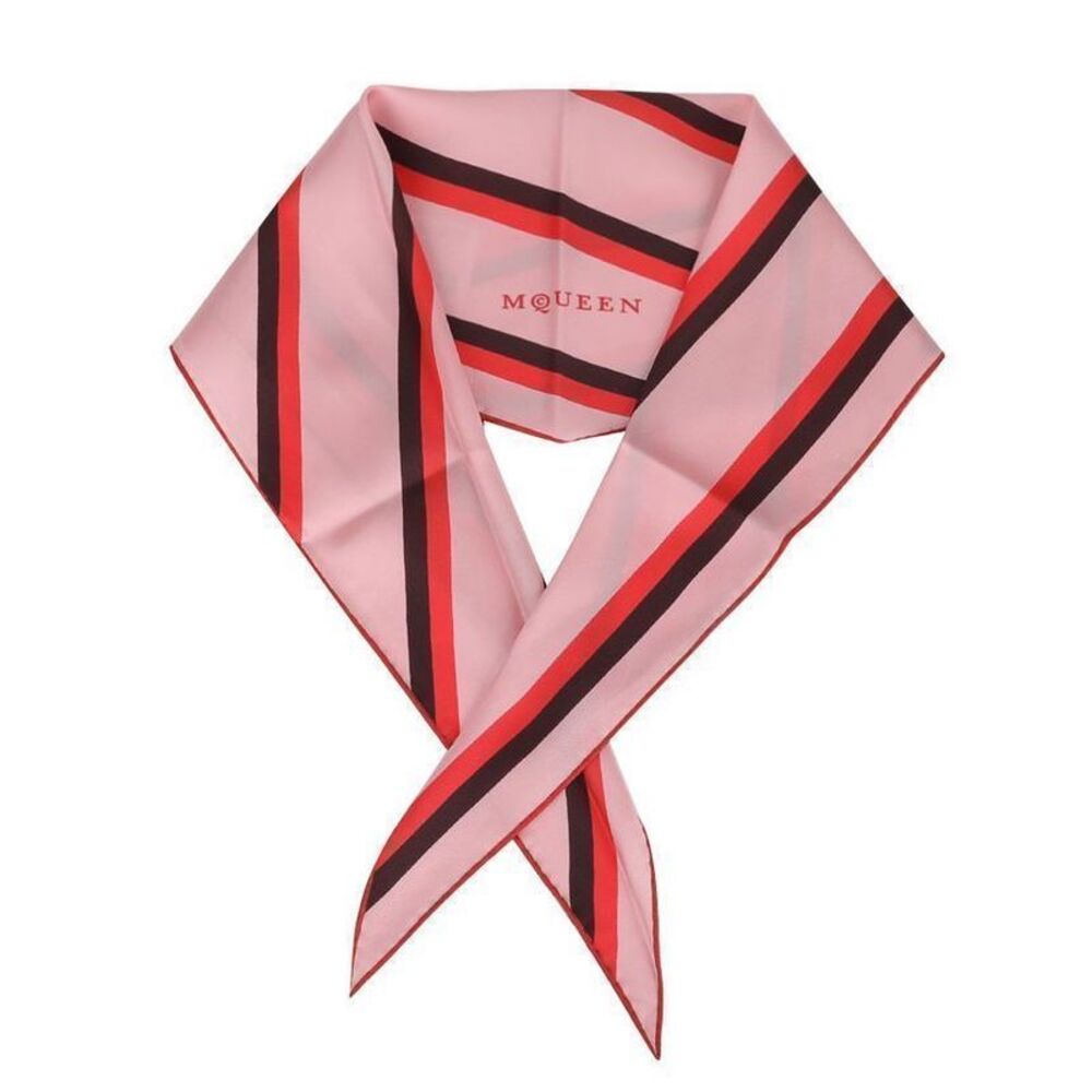 Stripe Silk Scarf